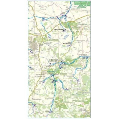 Przewodnik kajakowy Szlaki wodne wojew�dztwa ��dzkiego