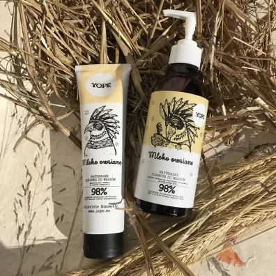 Yope Naturalny szampon do wosw Mleko Owsiane 300 ml
