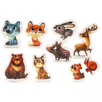 Puzzle Zwierz�ta g�rskie Cubika