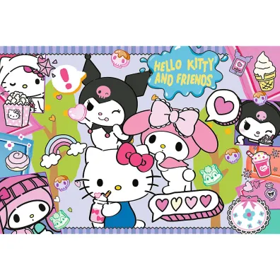 Puzzle 300 el. Szalone trio Hello Kitty Trefl