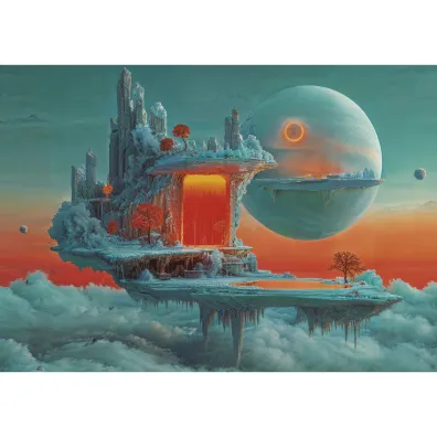 Puzzle 1000 el. Planeta ognia i lodu Educa