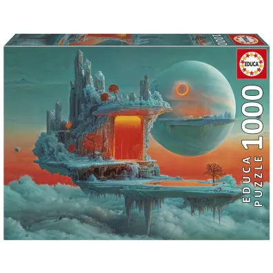 Puzzle 1000 el. Planeta ognia i lodu Educa