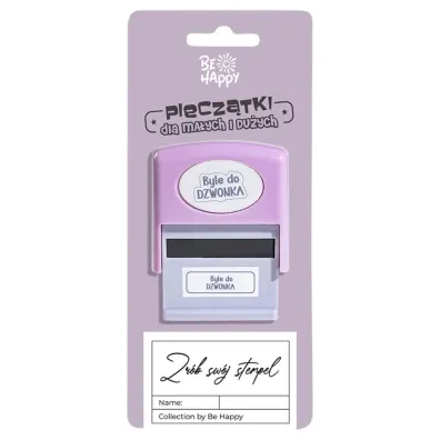 Be-Happy Gifts Piecz�tka z napisem - Byle do Dzwonka