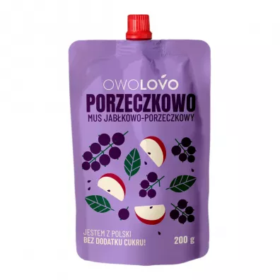 Owolovo Mus jabkowo-porzeczkowy Porzeczkowo 200 g