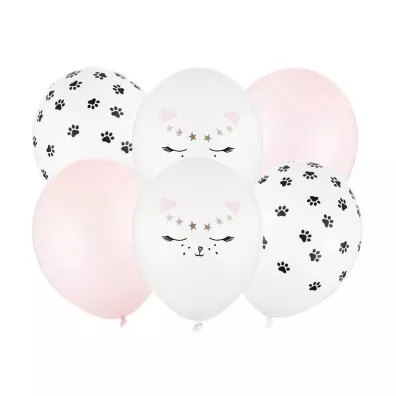 PartyDeco Balony Kotki 30cm