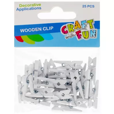 Craft with Fun Spinacze drewniane 2.5 cm