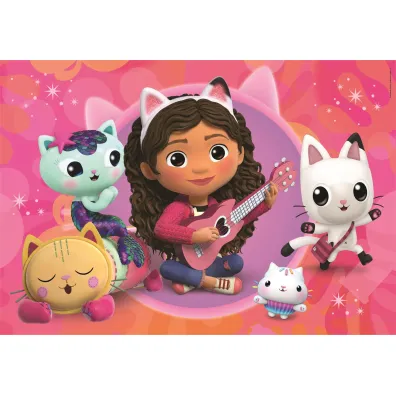Puzzle 2x20 el. SuperColor. Koci Domek Gabi Clementoni