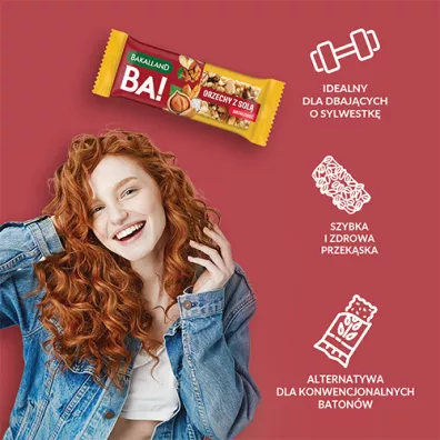Bakalland Baton BA!lans Orzechowe Sone Trio 35 g