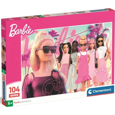 Puzzle 104 elementy Barbie CLEMENTONI 25006