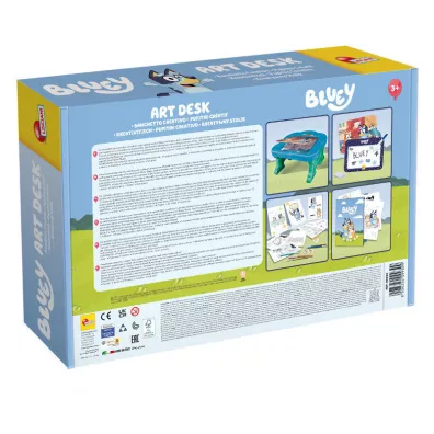 Bluey Art desk Lisciani