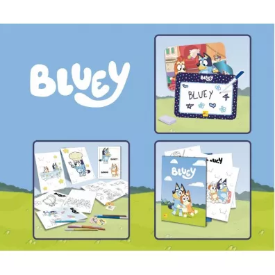 Bluey Art desk Lisciani