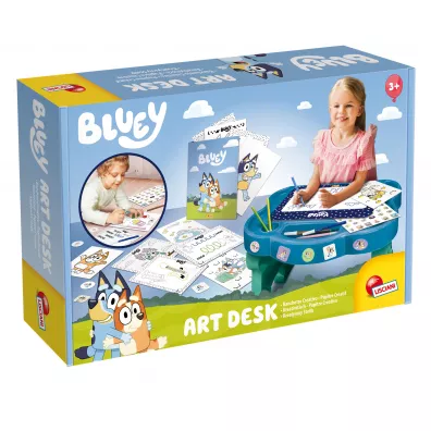 Bluey Art desk Lisciani