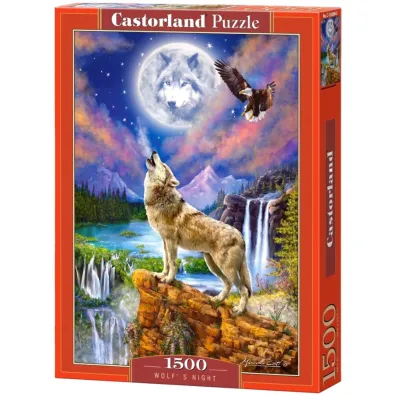 Puzzle 1500 el. Wolf's Night Castorland