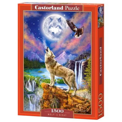 Puzzle 1500 el. Wolf's Night Castorland