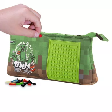 Cass film Neoprenowy pi�rnik na suwak Minecraft