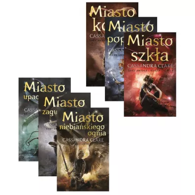 Pakiet Dary Anio�a. Tomy 1-6: Miasto ko�ci, Miasto popio��w, Miasto szk�a, Miasto upad�ych anio��w, Miasto zagubionych dusz, Miasto niebia�skiego ognia - Cassandra Clare