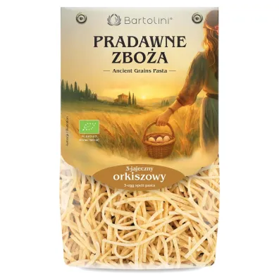 Bartolini Makaron orkiszowy 3-jajeczny - kluska 250 g Bio