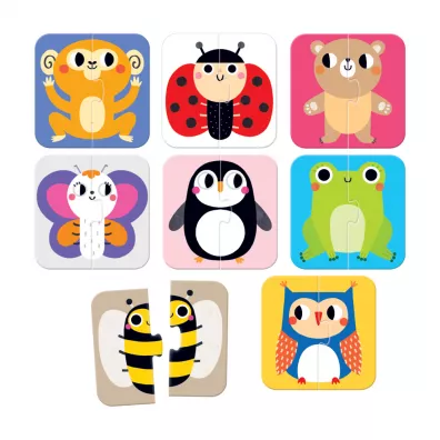 Puzzle Ukadam powki Zwierzta Bright Junior Media