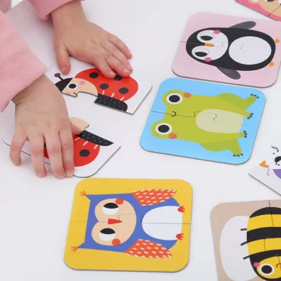 Puzzle Ukadam powki Zwierzta Bright Junior Media