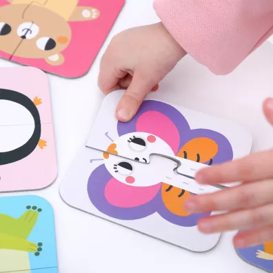 Puzzle Ukadam powki Zwierzta Bright Junior Media