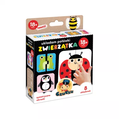 Puzzle Ukadam powki Zwierzta Bright Junior Media