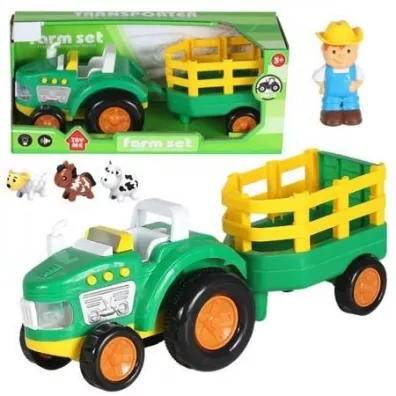 Traktor farmerski ze wiatem i dwikiem Leantoys