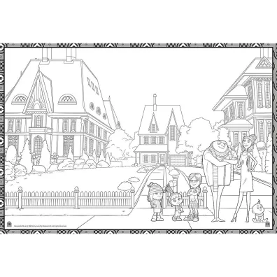 Minionki. Kolorowanka. Malbuch. Colouring book
