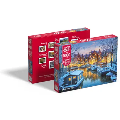 Puzzle 1000 el. Amsterdam at Night CherryPazzi