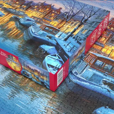 Puzzle 1000 el. Amsterdam at Night CherryPazzi