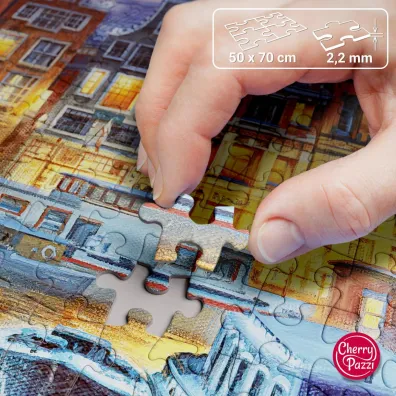Puzzle 1000 el. Amsterdam at Night CherryPazzi
