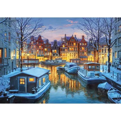 Puzzle 1000 el. Amsterdam at Night CherryPazzi