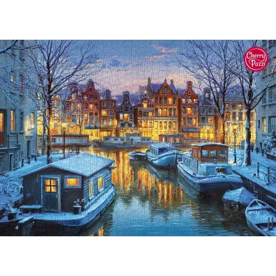 Puzzle 1000 el. Amsterdam at Night CherryPazzi