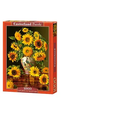 Puzzle 1000 el. Sunflowers in a Peacock Vase Castorland