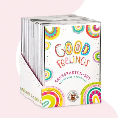 Trendhaus Zestaw kartek okoliczno�ciowych Good Feelings 8 szt.
