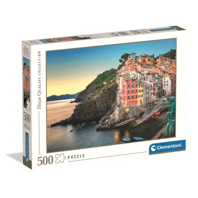 Puzzle 500 el. HQ Riomaggiore Coast Clementoni