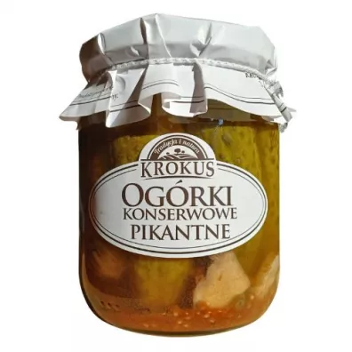 Krokus Og�rki konserwowe pikantne 500 g