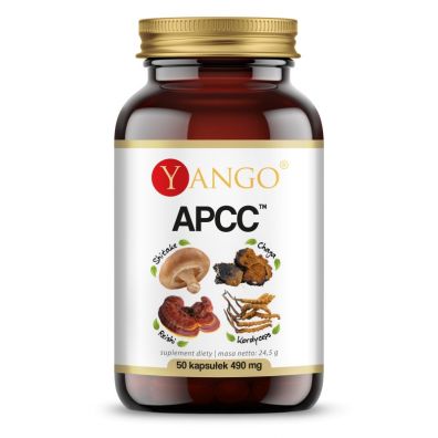 Yango APCC™ - ekstrakty: reishi, kordyceps, shitake, chaga Suplement diety 50 kaps.