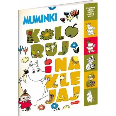 Muminki. Koloruj i naklejaj