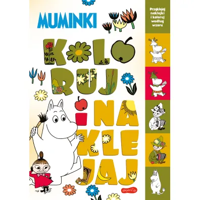 Muminki. Koloruj i naklejaj