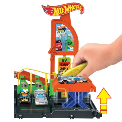 Hot Wheels. City Superstacja �adowania samochod�w Mattel