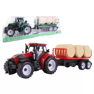 Traktor z przyczep� i belami mix Pro Kids