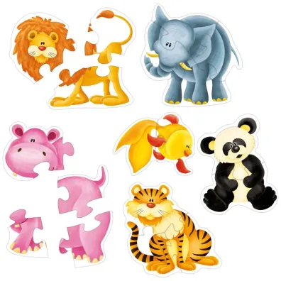 Puzzle 6w1 Zwierz�tka 2 Kukuryku