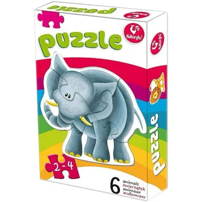 Puzzle 6w1 Zwierz�tka 2 Kukuryku
