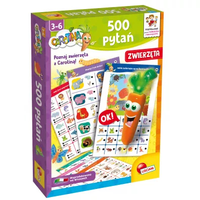 Carotina. 500 pyta. Zwierzta 10155 Lisciani