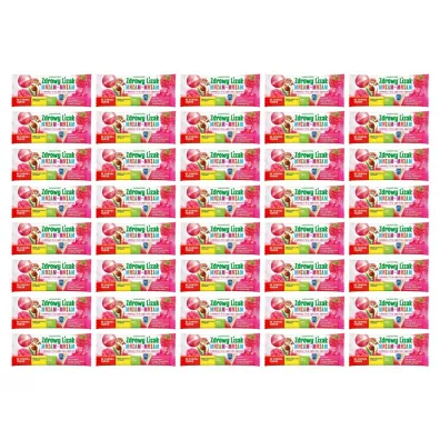 Starpharma Lizak kulka o smaku malinowym z witamin� D i C bezglutenowy Suplement diety Zestaw 40 x 6 g