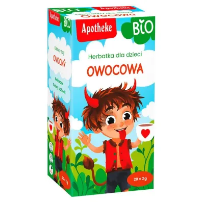 Apotheke Herbatka dla dzieci - owocowa 20 x 2 g Bio