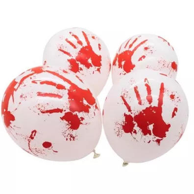 Amscan Balon lateksowy Halloween-krew 27,5cm