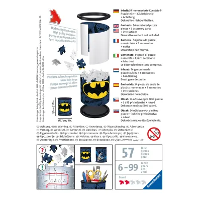 Puzzle 54 el. 3D Przybornik Batman Ravensburger