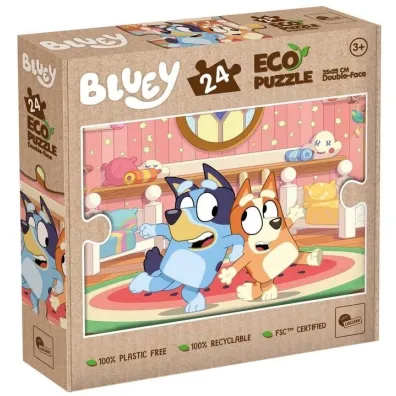 Puzzle dwustronne eko 24 el. Bluey Lisciani