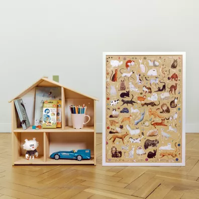 Puzzle 60 el. Puzzlove Czuczu. Koty Bright Junior Media